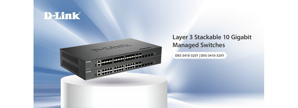 Новые штабелируемые коммутаторы серии L3 от D -Link DXS-3410
